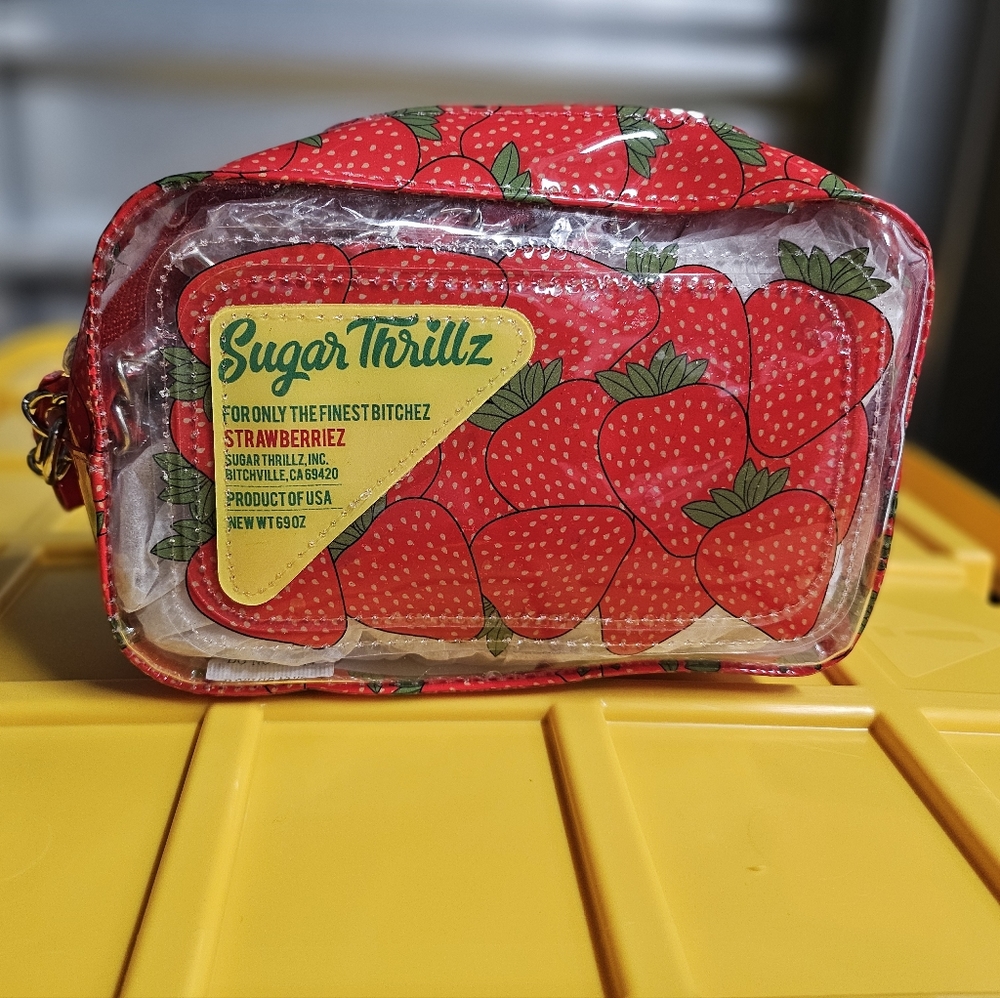Sugar Thrillz What’s Your Flava Crossbody Bag - Strawberry Dolls Kill
